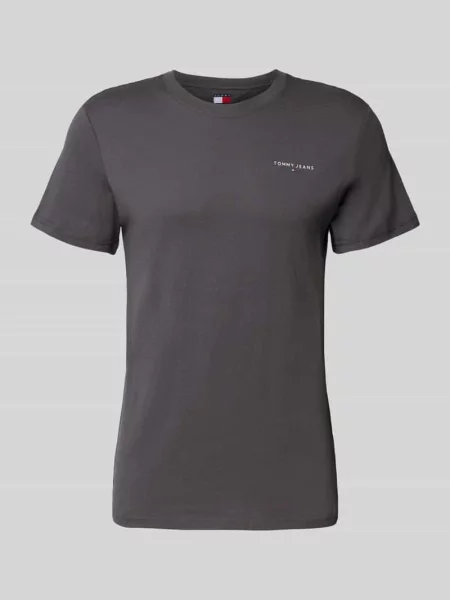 T-shirt o kroju regular fit z czystej bawełny Tommy Jeans