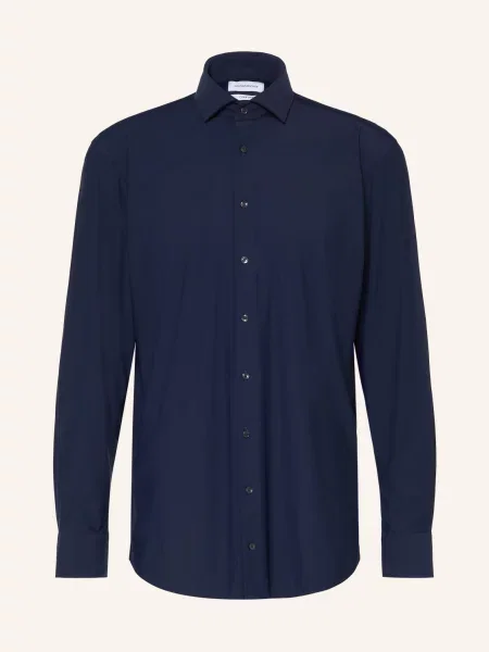 Seidensticker Jerseyová Košile Comfort Fit tmavě modrá