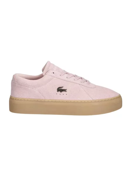 Sneakersy Lacoste skórzane różowe
