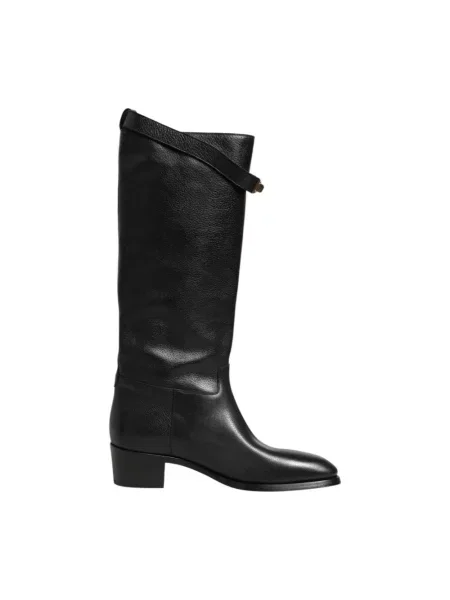 Botki Dolce And Gabbana z logo czarne