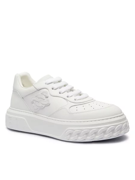 Casadei Bőr sneakers tornacipő fehér