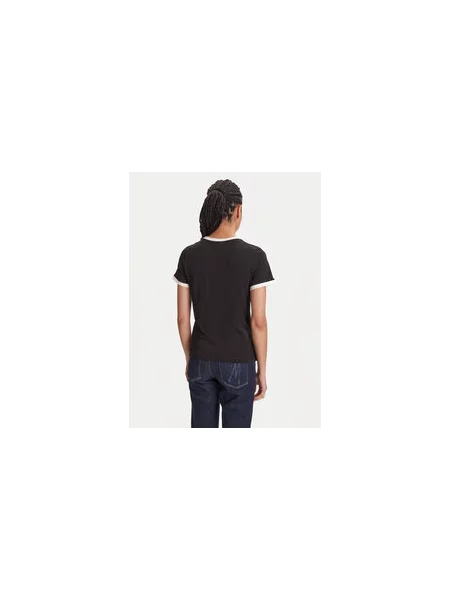 Guess Majica Regular Fit črna
