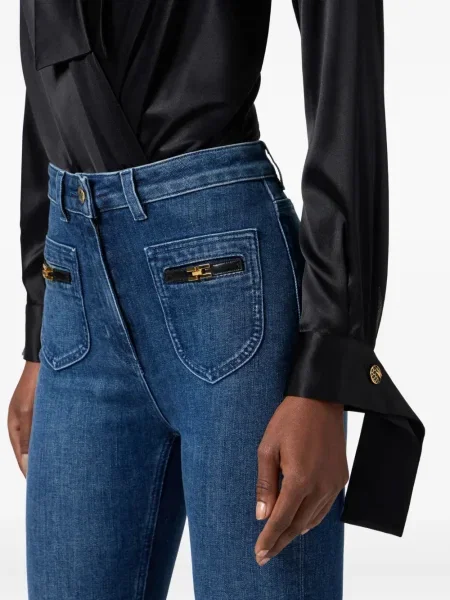 Body Elisabetta Franchi din satin negru