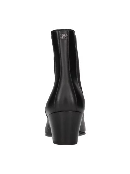 Buty do kostki Casadei skórzane czarne