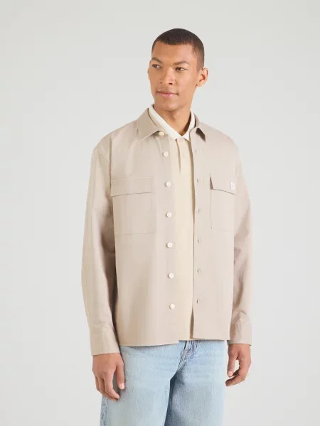 Calvin Klein Jeans Cămașă mokka maro