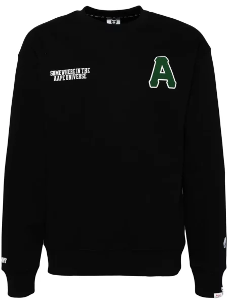 Hanorac crewneck Aape By A Bathing Ape negru