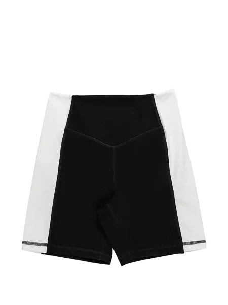Golf pantaloni scurți Malbon Golf cu dungi negru