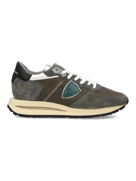 Buty do biegania Philippe Model skórzane do biegania zielone