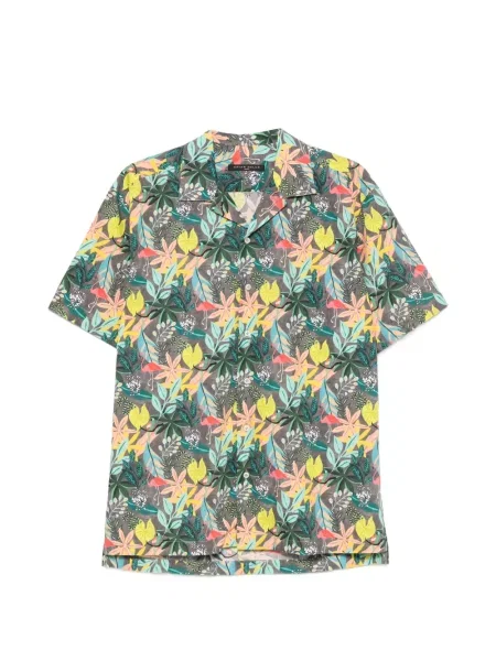 Scurt cămașă Brian Dales cu model floral cu imagine gri