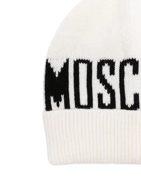 Czapka dziecięca Moschino biała