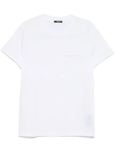 Koszulka Balmain z logo biała