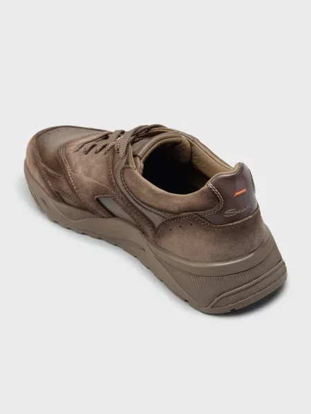 Кроссовки Santoni коричневые