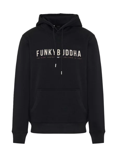 Funky Buddha Pulover negru