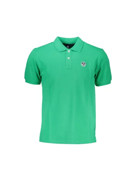 Koszulka polo North Sails z krótkim rękawem zielona