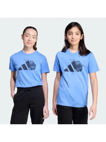 Sports Graphic T-Shirt Kids niebieska