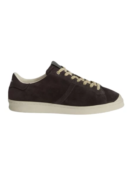 Sneakersy Jil Sander skórzane brązowe