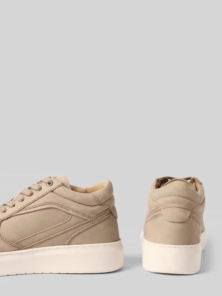 Sneakersy z wiązaniem model „Enzo” Ps Poelman beżowe