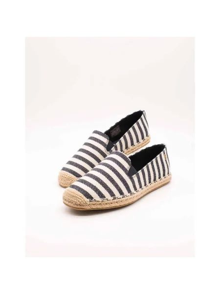 Tommy Hilfiger espadrilles NAUTICAL STRIPE ESPADRILLE sötétkék kék
