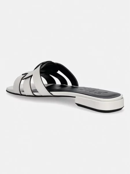 Furla Bőr papucs FURLA SUMMER szürke