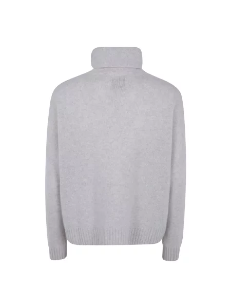 Sweter z golfem Kujten do golfa szary