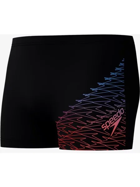 Kąpielówki Speedo Medley Logo Aquashort czerwone niebieskie 28 czarne