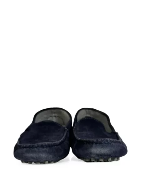 Pantofi loafer Manolo Blahnik din piele de căprioară albastru