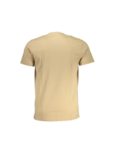 Koszulka Cavalli Class w tygrysie prążki casual beżowa