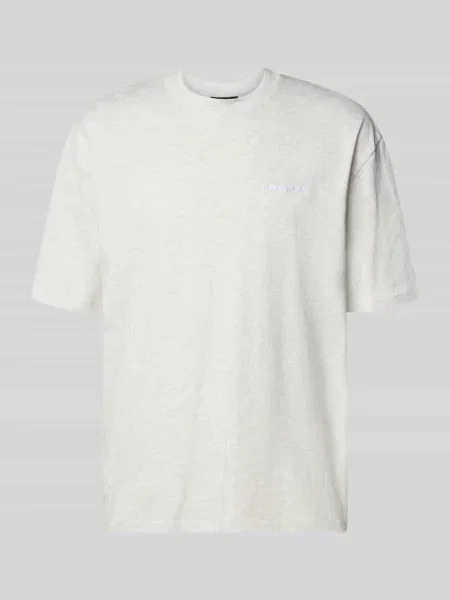 Oversized T-shirt z Wyhaftowane logo Pegador