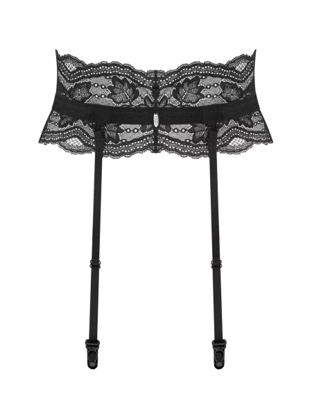 Кружевной пояс для чулок Nutris_garter_belt чорні