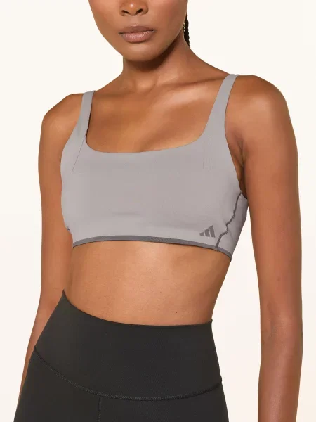Adidas Sportovní Podprsenka Entire Optimal světle šedá