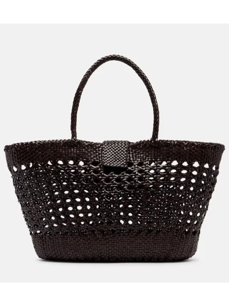 Geanta de piele Rixo din piele maro