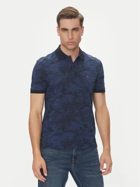 Tommy Hilfiger Polo marškinėliai Tamsiai mėlyna