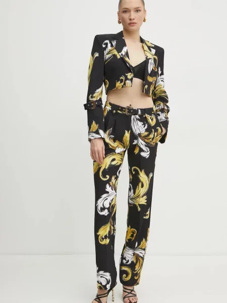 Піджак Versace Jeans Couture однобортний візерунок чорний