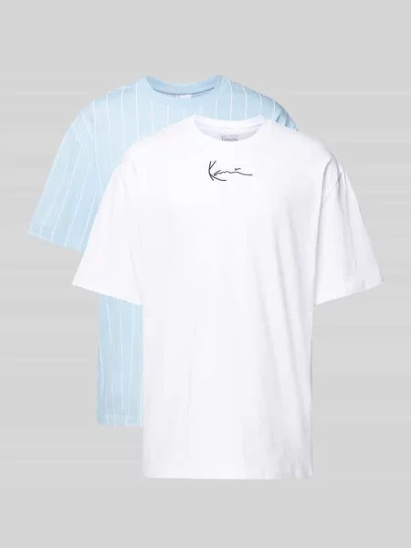 T-shirt z wyhaftowanym logo Karl Kani