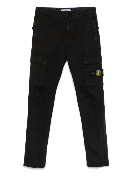 Spodnie dziecięce Stone Island czarne