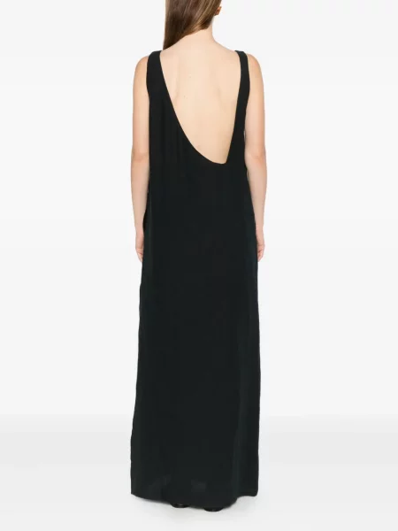 Rochie midi Occleus până la genunchi de costum negru