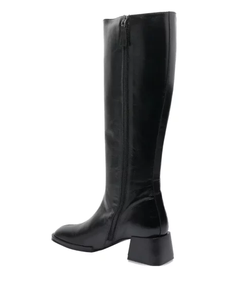 Botine Poeve din piele negru