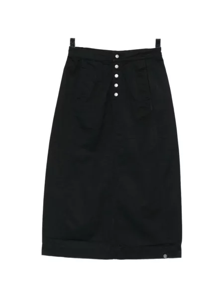 Pstryknąć spódnica Sport B. By Agnès B. z twillu czarna