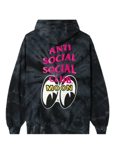 Вратовръзка Anti Social Social Club с tie-dye ефект черно