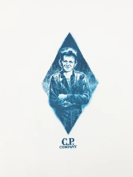 Tricou C.p. Company cu imagine alb