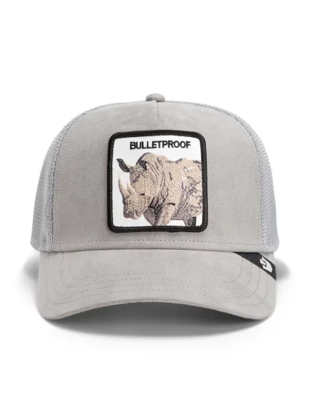 Goorin Bros trucker sapka Suede Rhino szürke