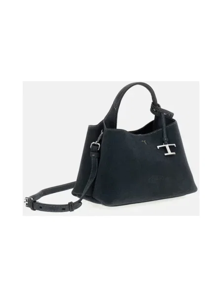 Torebka Tod's skórzana niebieska