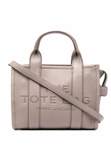 Geantă shopper Marc Jacobs din piele gri