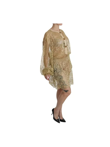 Sukienka ołówkowa Dolce And Gabbana żółta
