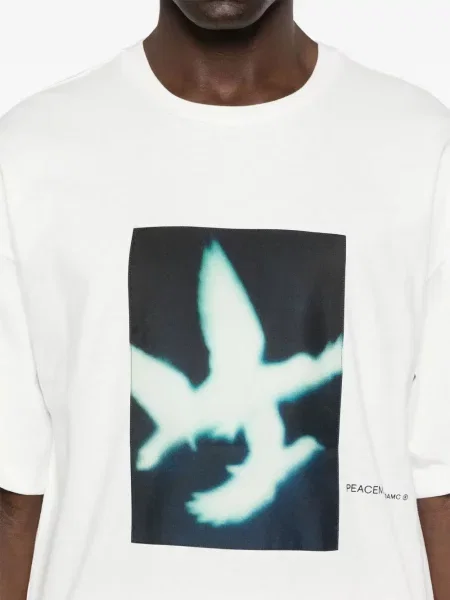 Tricou Oamc Peacemaker cu imagine alb