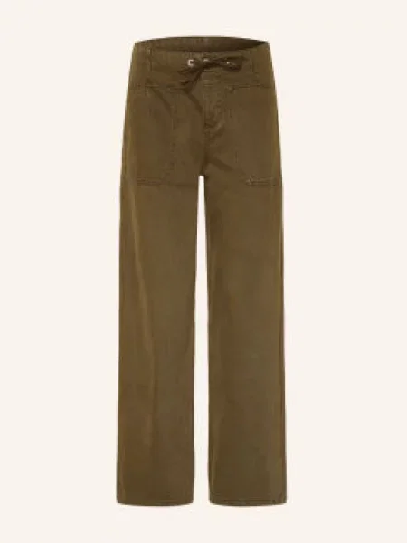 Ba&Sh Mom Džíny Cocy green khaki zelené