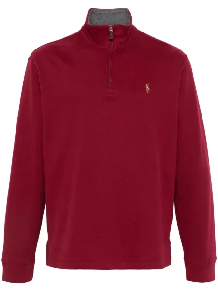 Hlače Polo Ralph Lauren s herringbone uzorkom smeđa