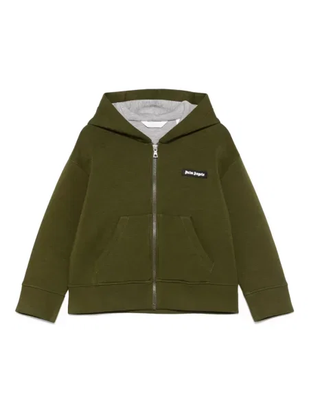 Bluza z kapturem dziecięca Palm Angels zielona