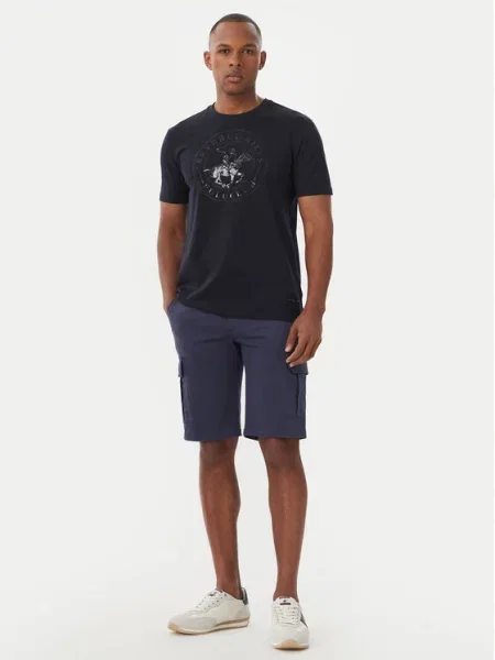 Beverly Hills Polo Club T-Shirt Σκούρο μπλε