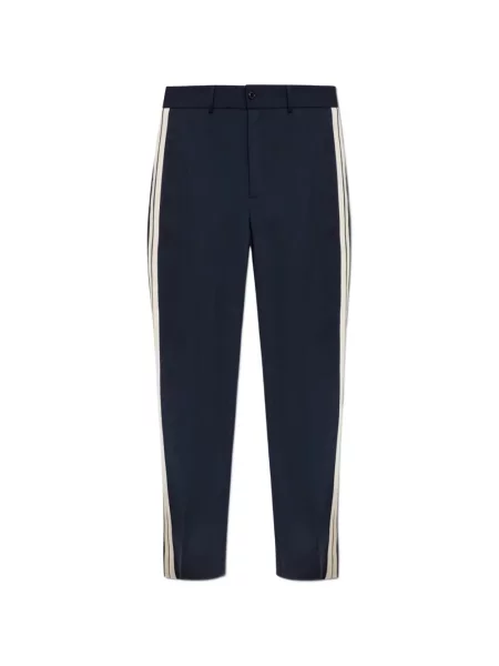 Pantaloni Moncler alergare stretch albastru